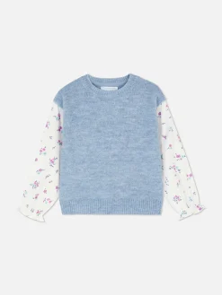 Pullover Mit Kontrastärmeln