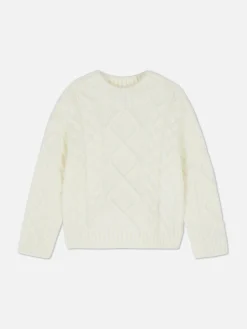 Pullover Mit Zopfmuster