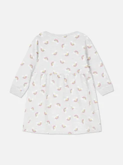 Pulloverkleid Mit Regenbogenmuster