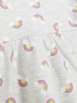 Pulloverkleid Mit Regenbogenmuster