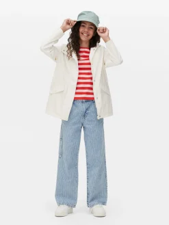 Regenmantel Mit Verdecktem Verschluss