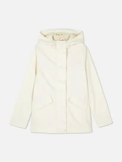 Regenmantel Mit Verdecktem Verschluss