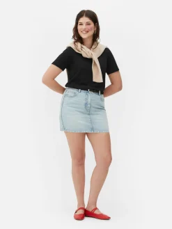 Regular-Fit-T-Shirt Mit Rundhalsausschnitt