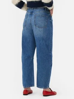 „Rita Ora“ Barrel-Jeans In Acid-Wash-Optik
