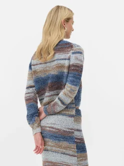 „Rita Ora“ Cardigan Mit Space-Dye-Muster