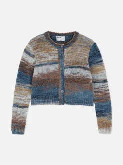 „Rita Ora“ Cardigan Mit Space-Dye-Muster