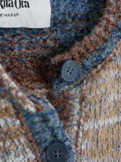 „Rita Ora“ Cardigan Mit Space-Dye-Muster