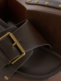 „Rita Ora“ Clogs Mit Blockabsatz