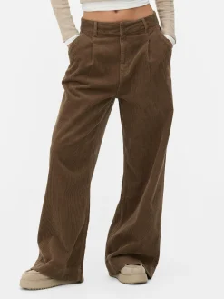 „Rita Ora“ Cordhose Mit Weitem Bein