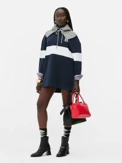 „Rita Ora“ Kapuze Mit Zopfmuster