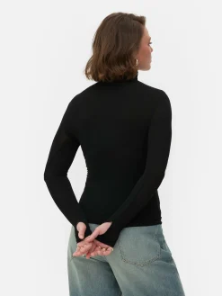 „Rita Ora“ Langarmshirt Mit Rollkragen