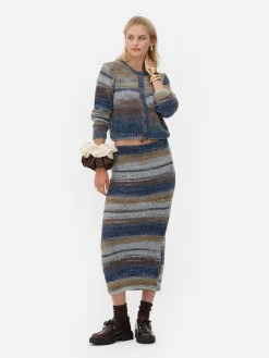 „Rita Ora“ Midirock Mit Space-Dye-Muster