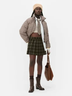 „Rita Ora“ Minirock Mit Falten Und Karomuster