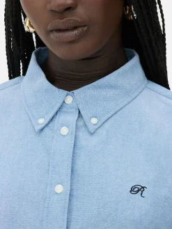 „Rita Ora“ Oxford-Hemd Mit Knopfleiste