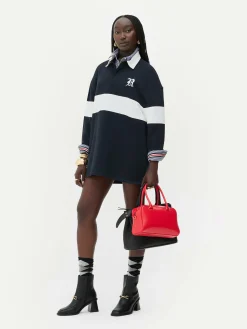 „Rita Ora“ Polo-Sweatshirt Im Oversized-Look