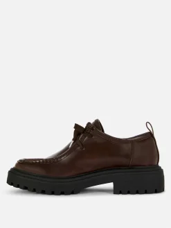 „Rita Ora“ Schnürloafer Mit Dicker Sohle