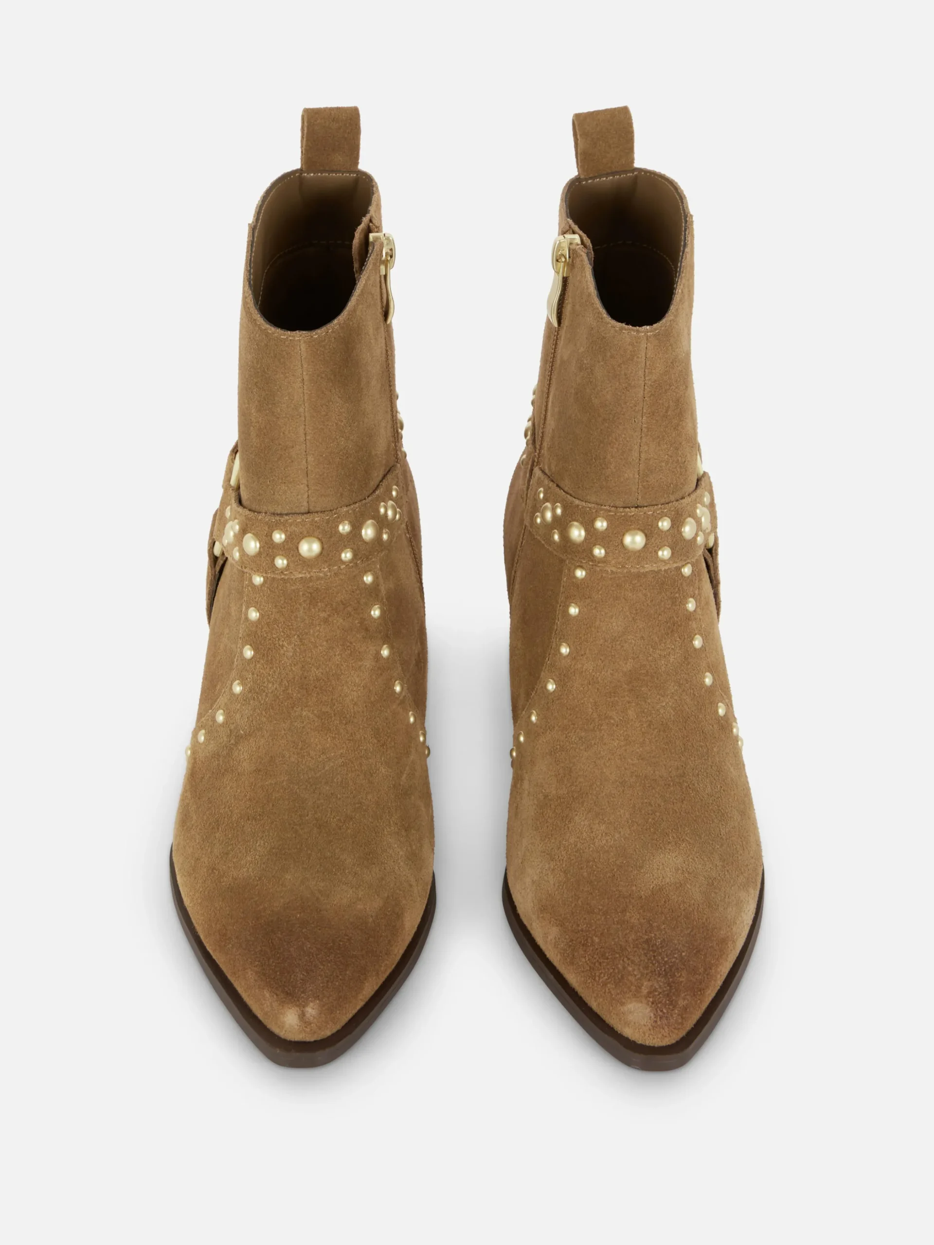 „Rita Ora“ Stiefeletten In Wildleder-Optik Mit Nieten