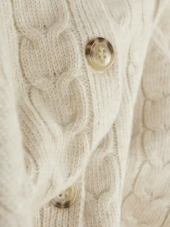 „Rita Ora“ Strickcardigan Mit Zopfmuster