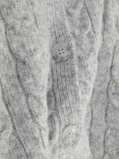 „Rita Ora“ Strickcardigan Mit Zopfmuster