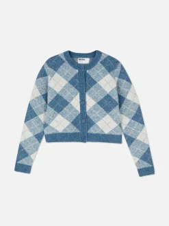 „Rita Ora“ Strickcardigan Mit Argylemuster