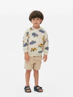 Rundhals-Sweatshirt Mit Grafik