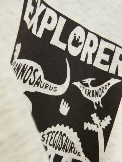 Rundhals-Sweatshirt Mit Grafik