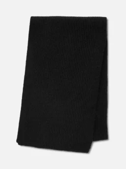 Schal Aus Rippstrick