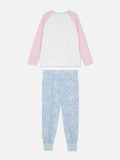 Schlafanzug Aus Fleece Mit Katzendesign