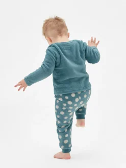 Schlafanzug Aus Fleece Mit Bären-Print