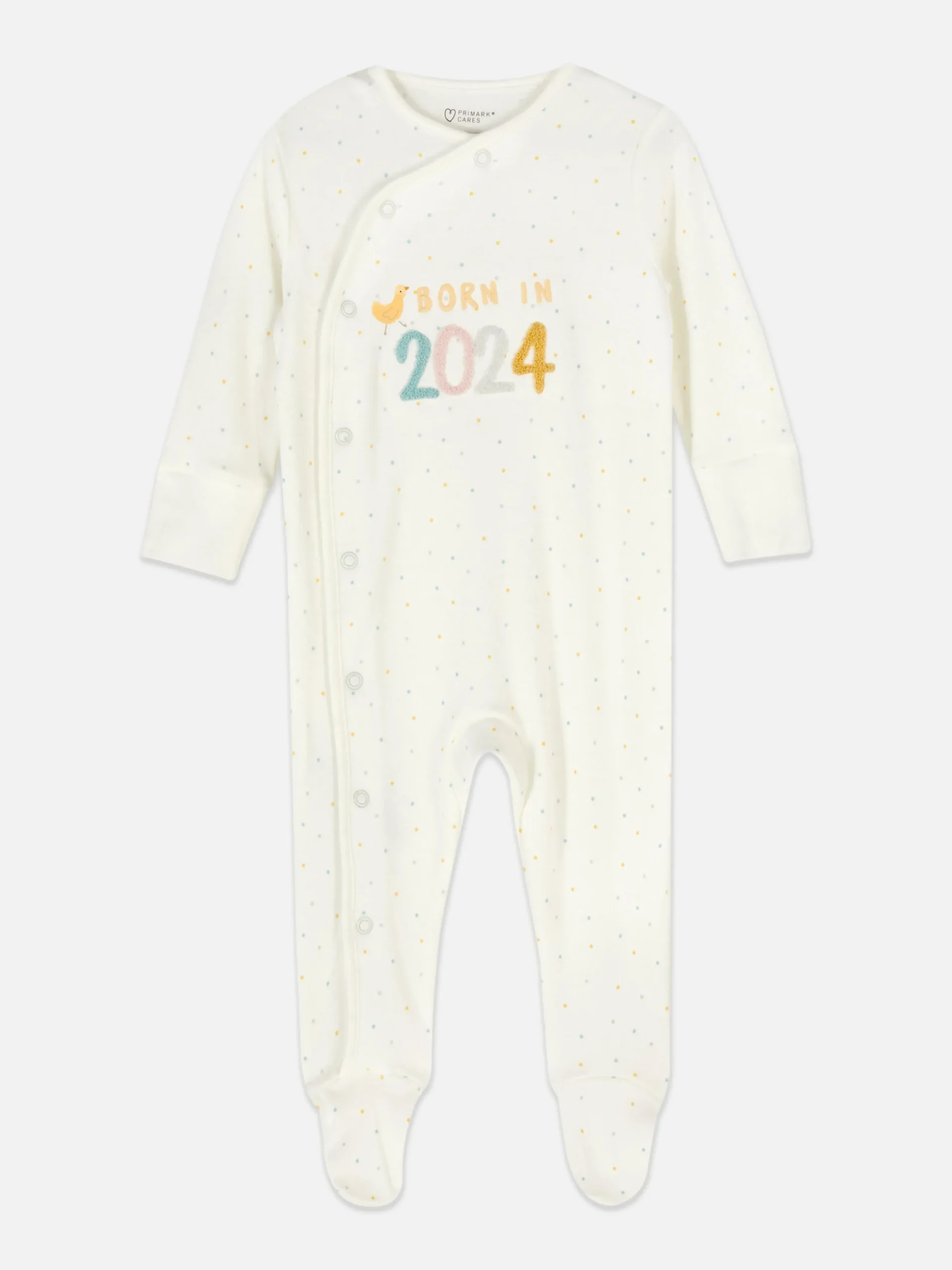 Schlafanzug Mit „Born In 2024“-Schriftzug