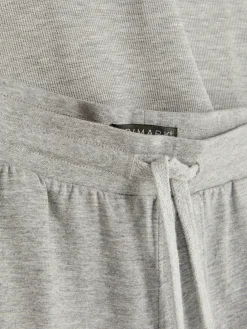 Schlafanzugshirt Mit Waffelstruktur Und Jerseyshorts