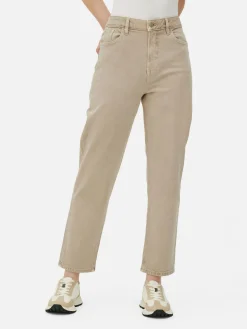 Schmal Geschnittene Jeans Mit Geradem Bein