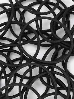 Schmale Haargummis, 60er-Pack