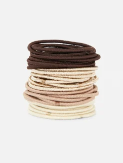 Schmale Haargummis, 60er-Pack