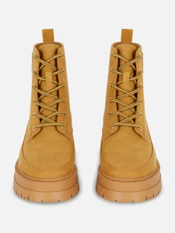 Schnürstiefeletten Mit Gummisohle