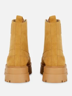 Schnürstiefeletten Mit Gummisohle