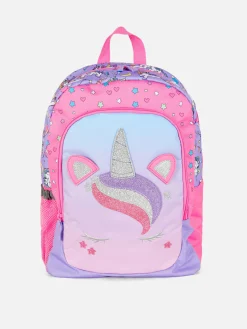 Schulrucksack Mit 3D-Einhorn-Design