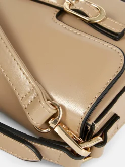 Schultertasche Mit Zierschnallen