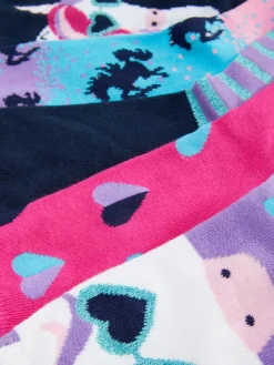 Söckchen Mit Einhornmotiv, 5er-Pack