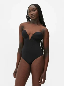 Shapewear-Body Mit Körbchen Und Tiefem Ausschnitt