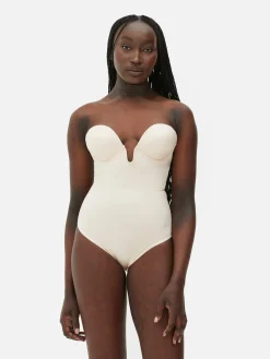 Shapewear-Body Mit Körbchen Und Tiefem Ausschnitt