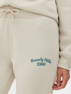 Skinny-Fit-Jogginghose Mit Grafik