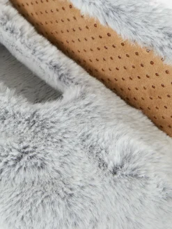 Slipper Aus Kunstpelz