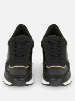 Sneaker Mit Keilabsatz Zum Schnüren