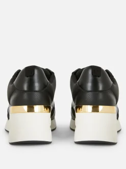 Sneaker Mit Keilabsatz Zum Schnüren