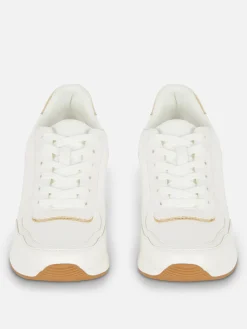 Sneaker Mit Keilabsatz Zum Schnüren