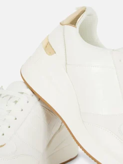 Sneaker Mit Keilabsatz Zum Schnüren