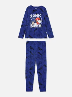 „Sonic The Hedgehog“ Schlafanzug Mit T-Shirt Und Hose