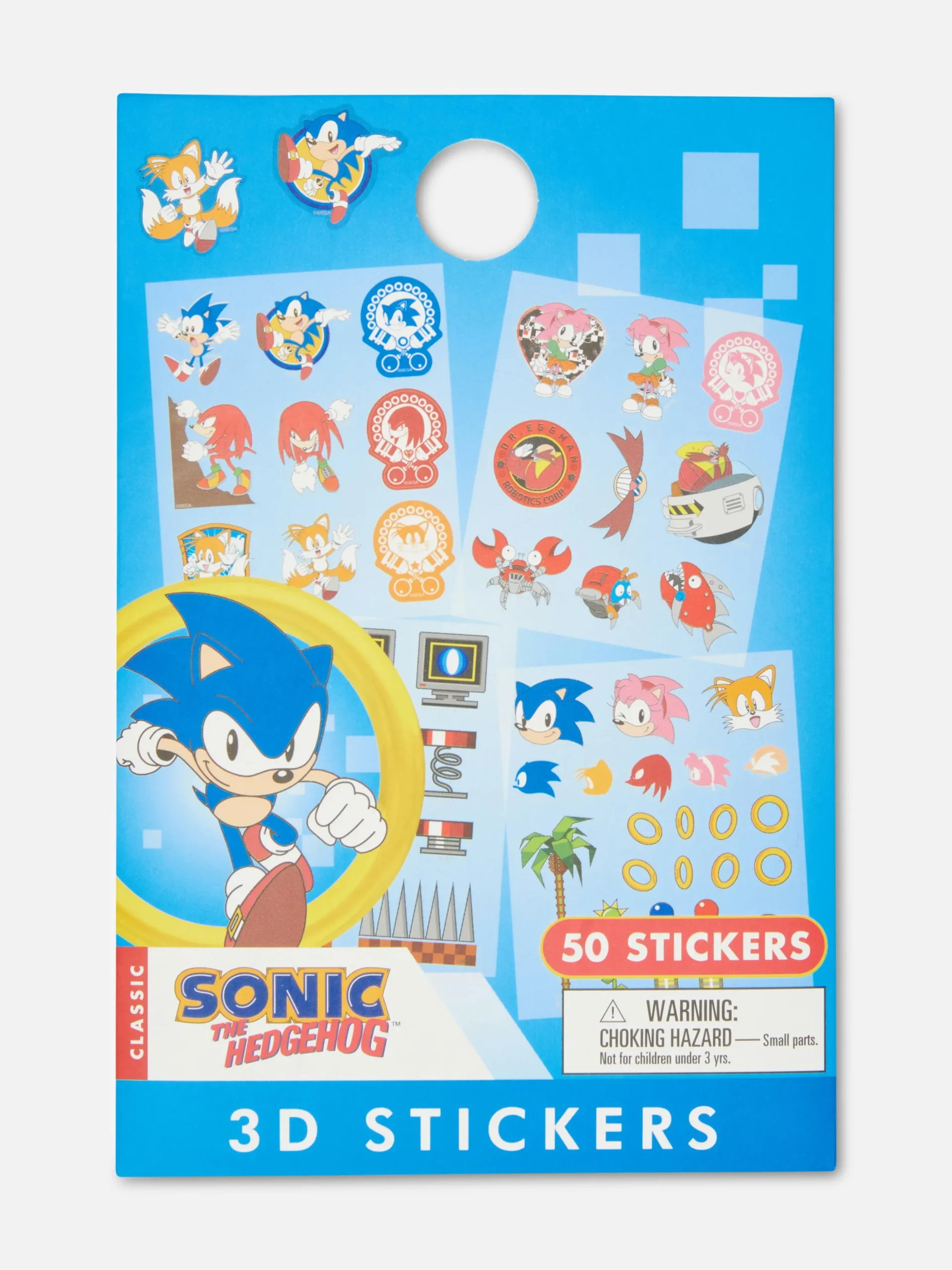 „Sonic The Hedgehog“ Sticker, 50er-Pack