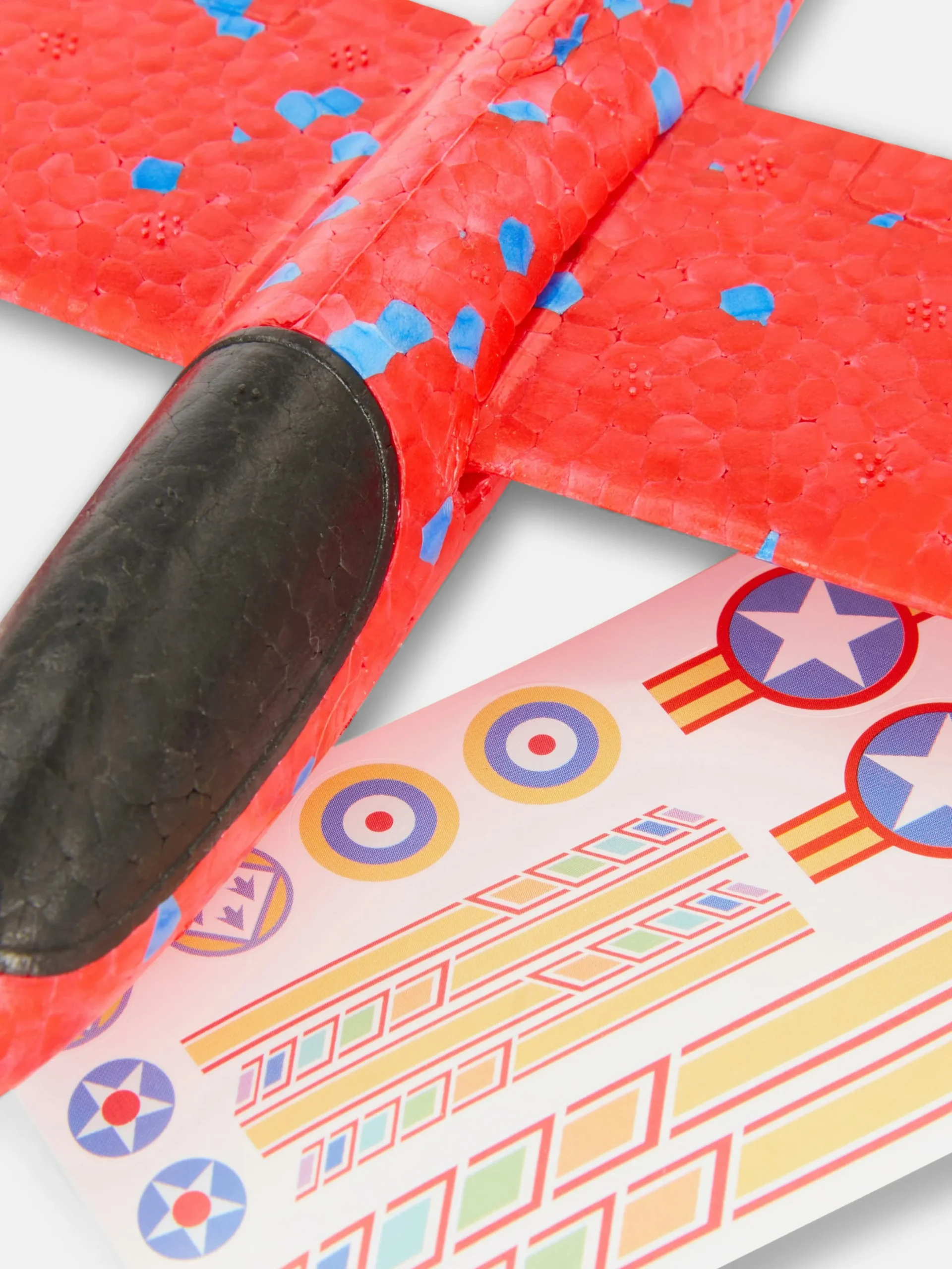 Spielzeugflugzeug Und Aufkleber Im Set